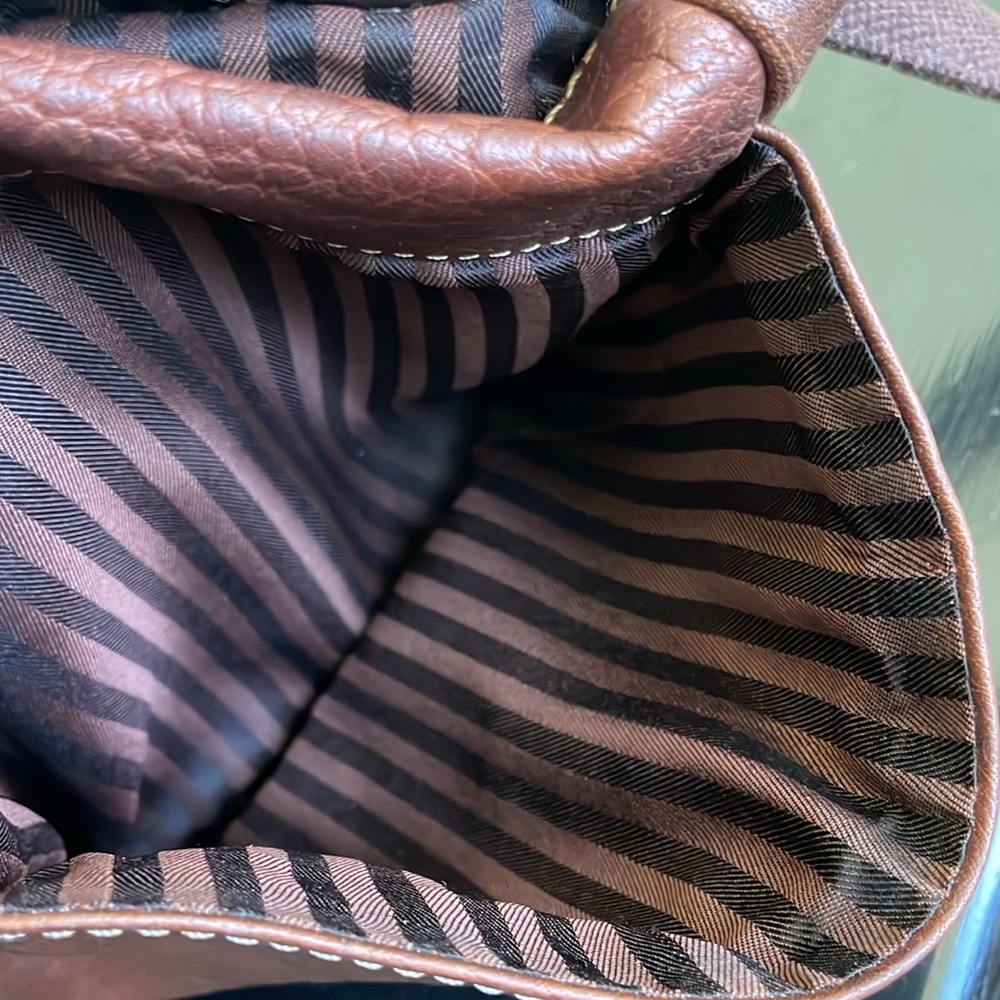 Jack George genuine leather crossbody shoulder handbag purse like new - Picture 7 of 7
